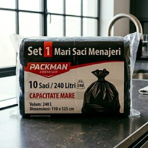 Saci menajeri Packman 240l 10buc/set